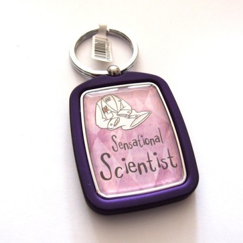 Sensational scientist Keyring