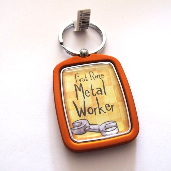 Metal Worker Keyring