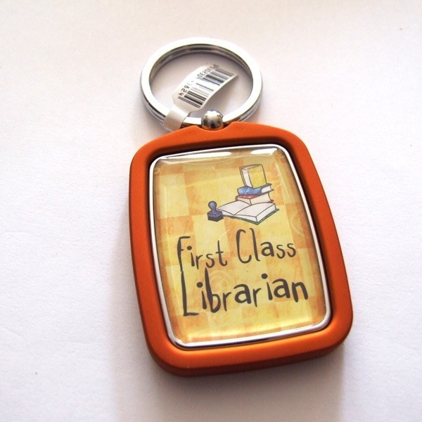 Librarian Keyring