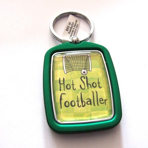 Footballer Keyring