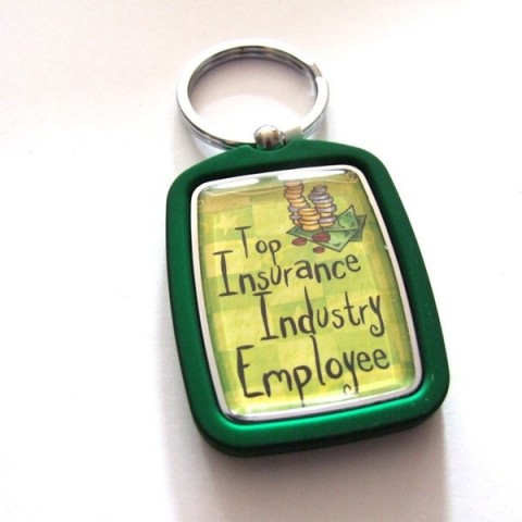 Insurance Industry Employee Keyring