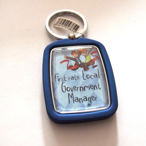 Local Government Manager Keyring