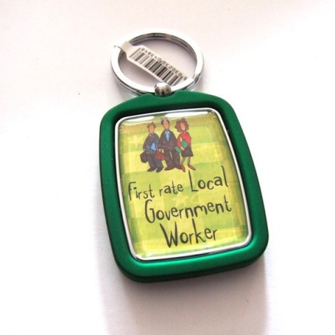 Local Government Worker Keyring