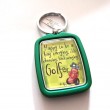 Golfer Keyring