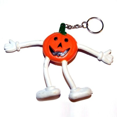 Pumpkin Halloween keyring