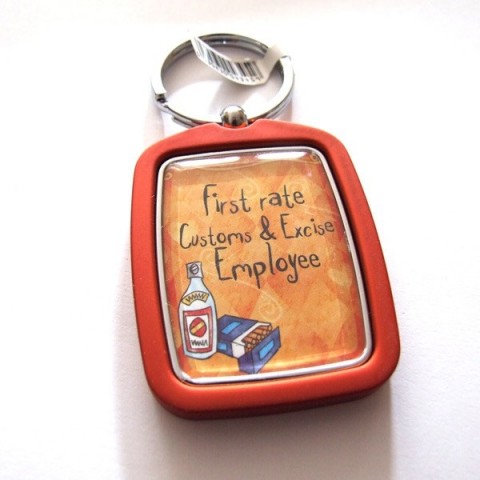 Customs & Excise Emloyee Keyring